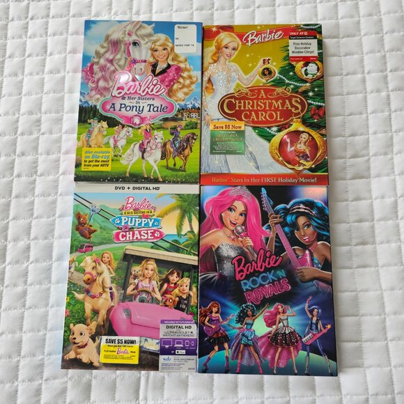 Barbie DVD Lot of 18 Movies Games New Old Stock NOS Y2K 2000s Sealed - Picture 4 of 10